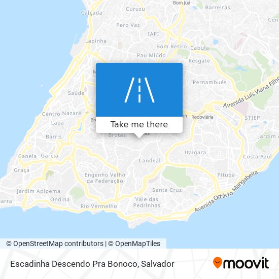 Mapa Escadinha Descendo Pra Bonoco