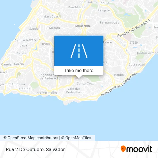 Rua 2 De Outubro map