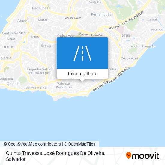 Quinta Travessa José Rodrigues De Oliveira map