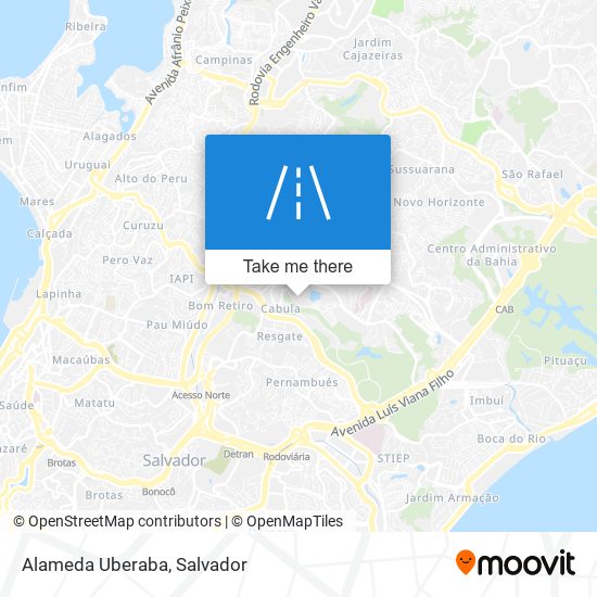 Mapa Alameda Uberaba