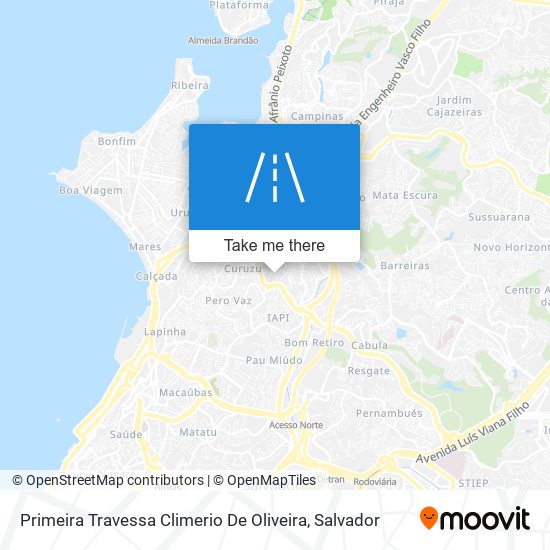 Primeira Travessa Climerio De Oliveira map