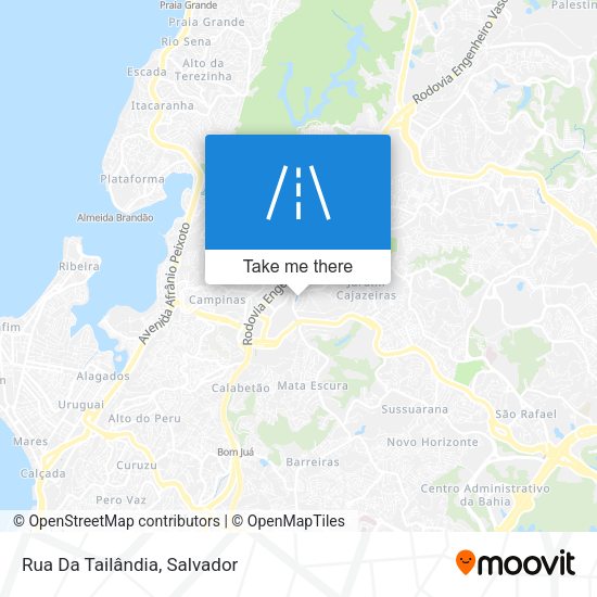 Rua Da Tailândia map