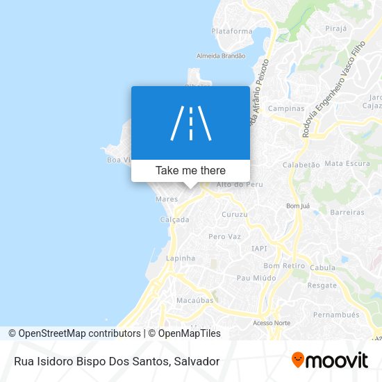 Rua Isidoro Bispo Dos Santos map