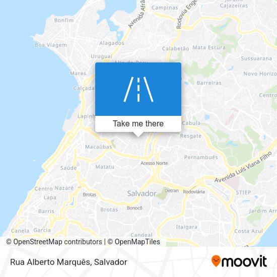 Rua Alberto Marquês map