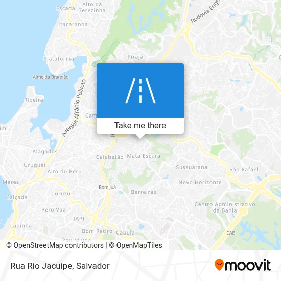 Rua Rio Jacuipe map