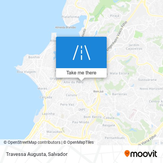 Travessa Augusta map