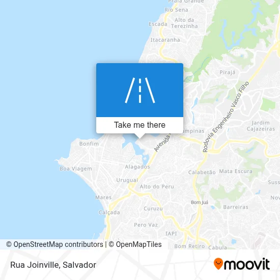 Rua Joinville map