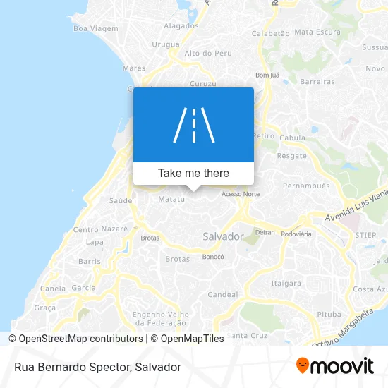 Rua Bernardo Spector map