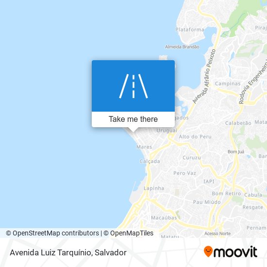 Avenida Luiz Tarquínio map