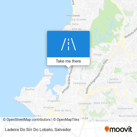 Ladeira Do Siri Do Lobato map