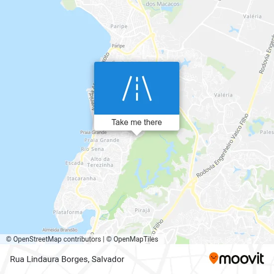 Rua Lindaura Borges map