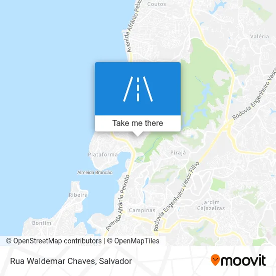 Rua Waldemar Chaves map