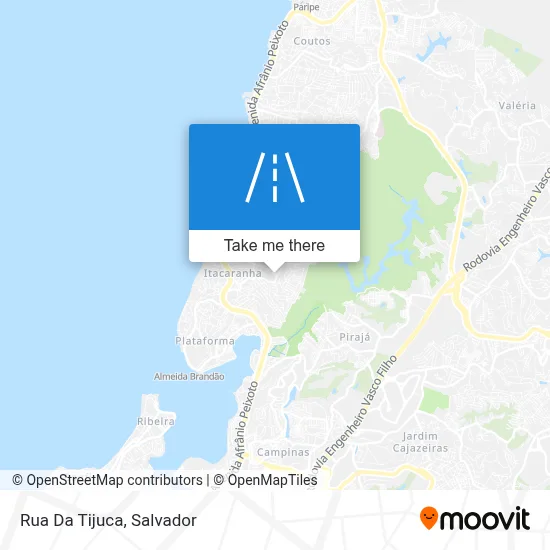 Rua Da Tijuca map