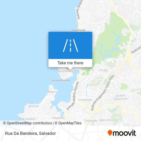 Rua Da Bandeira map