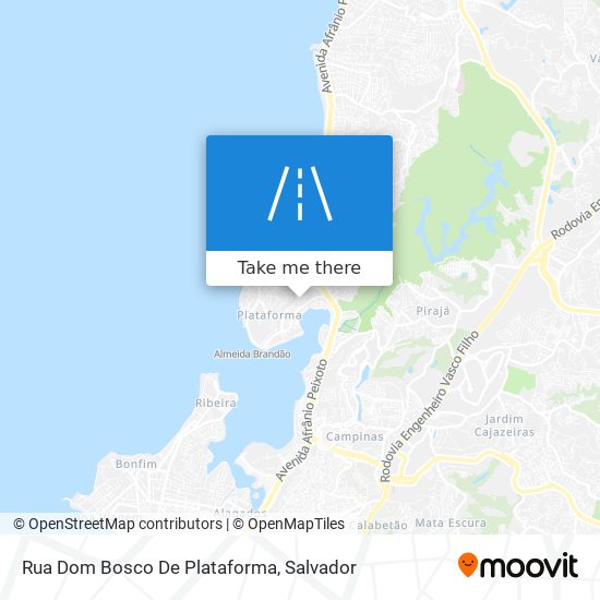 Rua Dom Bosco De Plataforma map