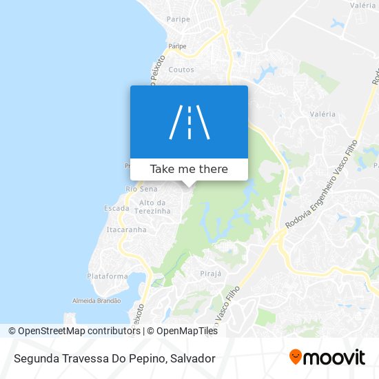 Segunda Travessa Do Pepino map