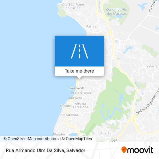 Rua Armando Ulm Da Silva map
