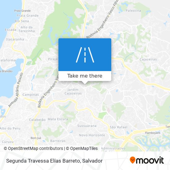 Segunda Travessa Elías Barreto map