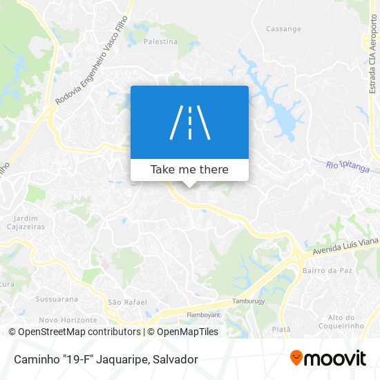 Mapa Caminho "19-F" Jaquaripe