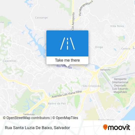Rua Santa Luzia De Baixo map