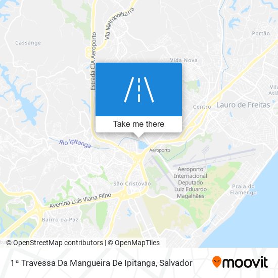 1ª Travessa Da Mangueira De Ipitanga map