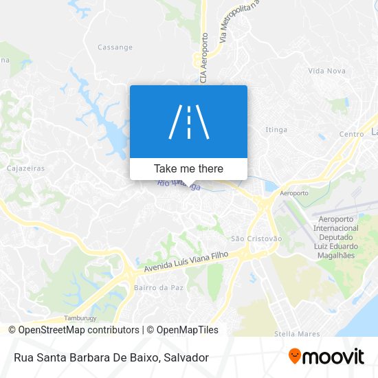 Rua Santa Barbara De Baixo map