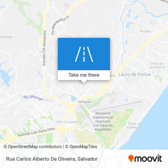 Rua Carlos Alberto De Oliveira map