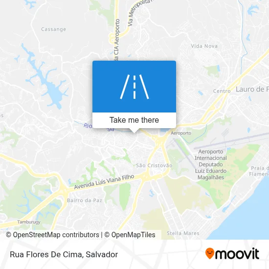 Rua Flores De Cima map