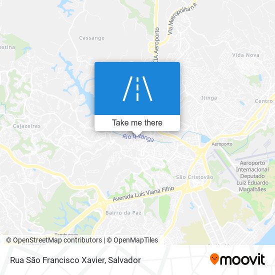 Rua São Francisco Xavier map