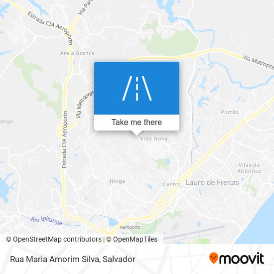 Mapa Rua Maria Amorim Silva