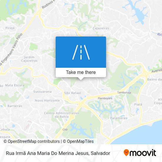Rua Irmã Ana Maria Do Merina Jesus map