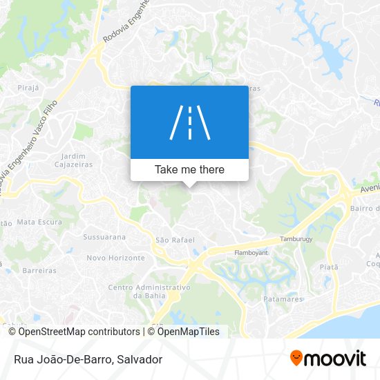 Rua João-De-Barro map