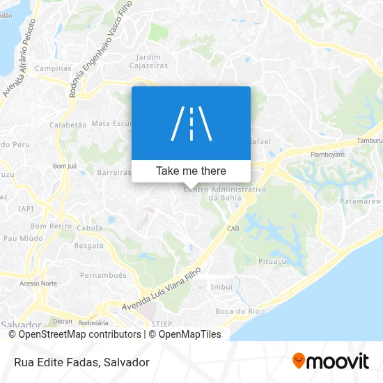 Rua Edite Fadas map
