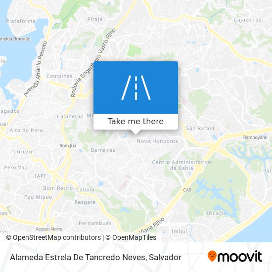 Alameda Estrela De Tancredo Neves map
