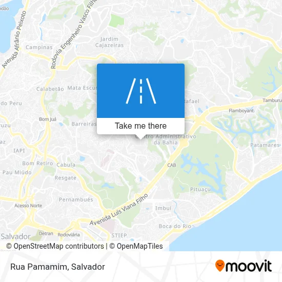 Rua Pamamim map