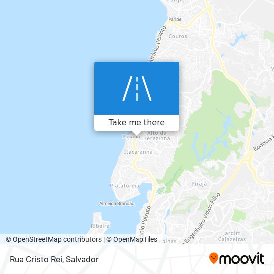 Mapa Rua Cristo Rei