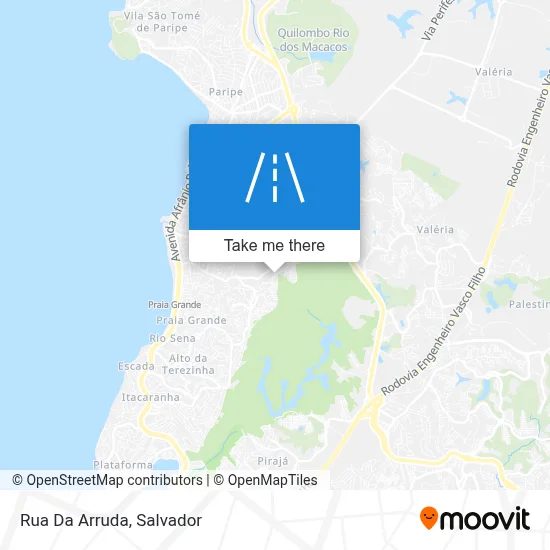 Rua Da Arruda map