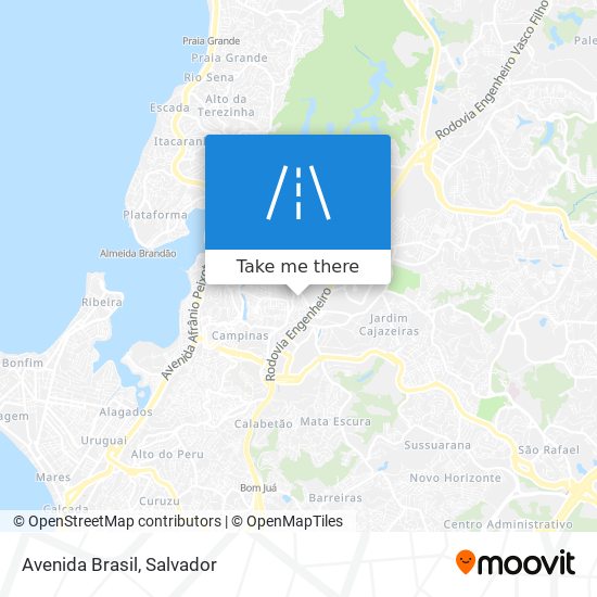 Mapa Avenida Brasil