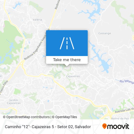 Mapa Caminho "12"- Cajazeiras 5 - Setor 02