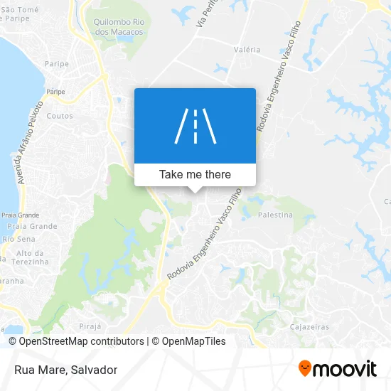 Rua Mare map