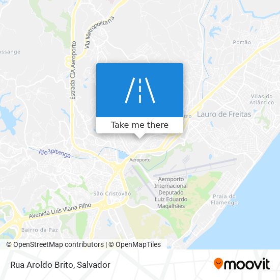 Rua Aroldo Brito map