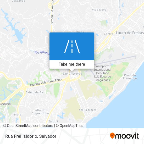 Rua Frei Isidório map