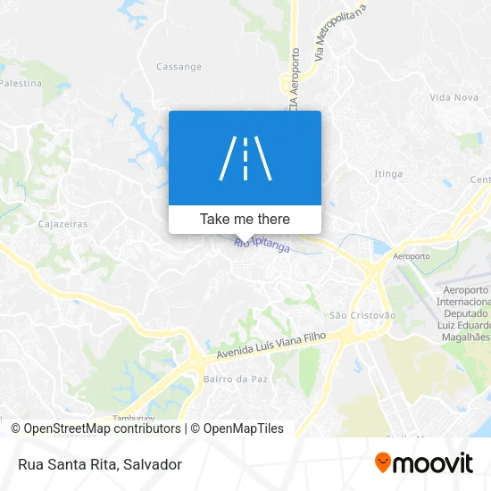 Rua Santa Rita map