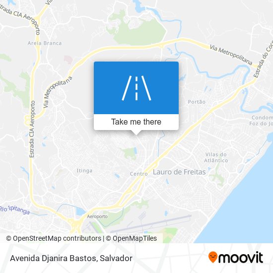 Mapa Avenida Djanira Bastos