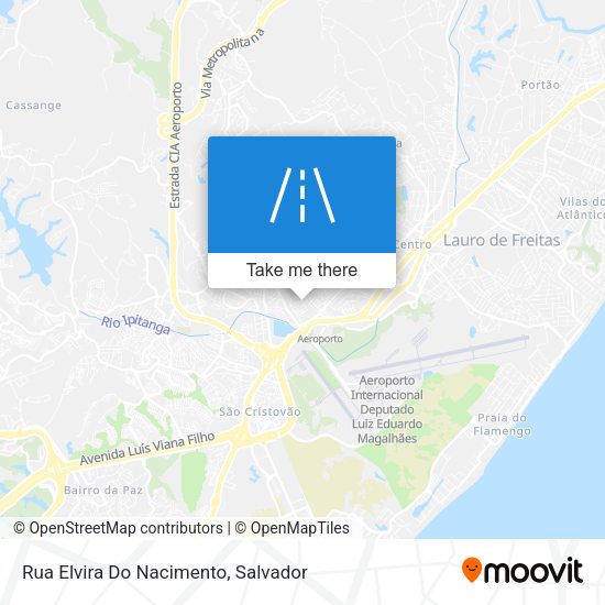 Rua Elvira Do Nacimento map