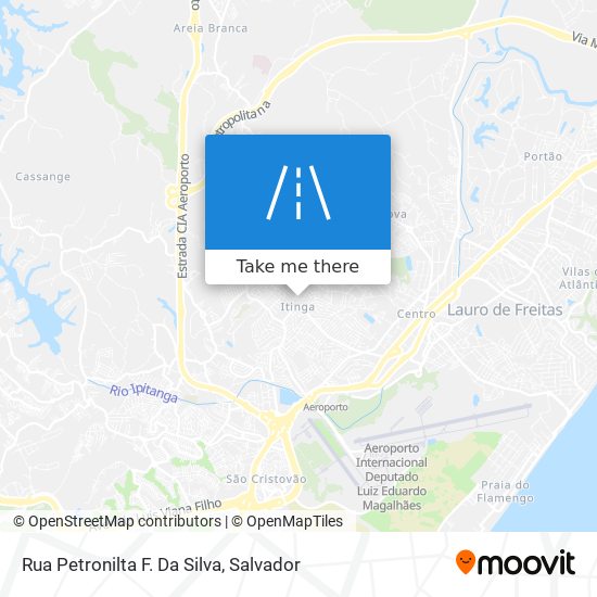 Rua Petronilta F. Da Silva map