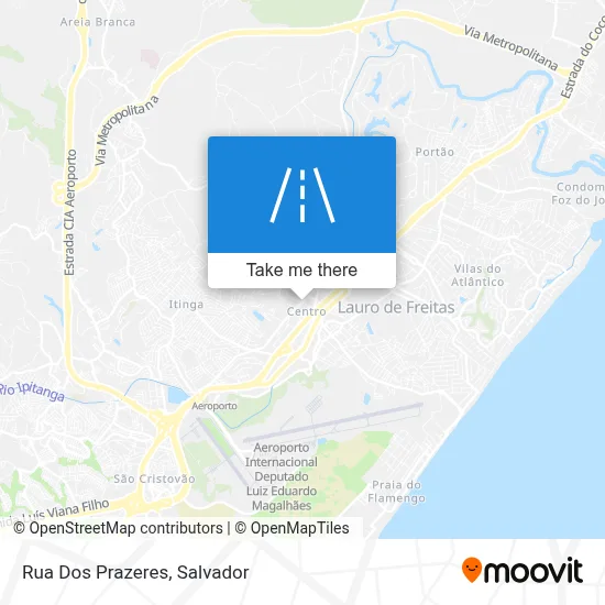 Rua Dos Prazeres map
