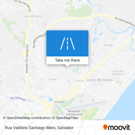 Rua Valdizio Santiago Melo map