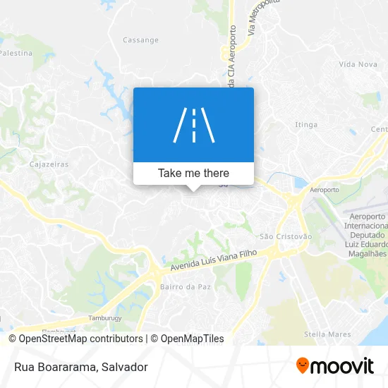 Rua Boararama map