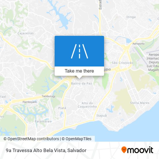 9a Travessa Alto Bela Vista map